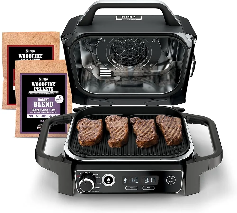 ninja og701 woodfire 7 in 1 outdoor grill smoker